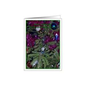 Sister and Brother in law Christmas Card   Tree Decorations Card