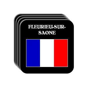  France   FLEURIEU SUR SAONE Set of 4 Mini Mousepad 