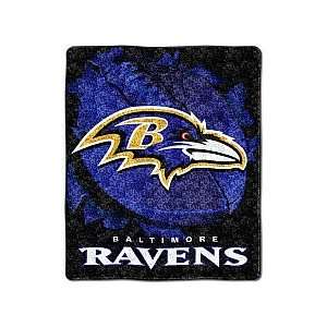  Northwest Baltimore Ravens 50X60 Sherpa Big Burst Throw 