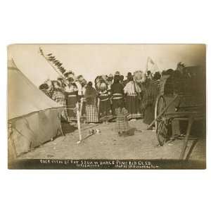  Squaw dance,Pine Ridge,SD,Sioux Indian women,wagon,tent 
