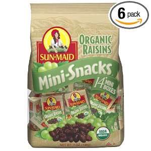 Sun Maid California Organic Raisins Grocery & Gourmet Food