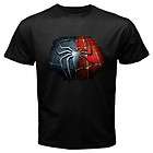 New SPIDERMAN 4 Venom Logo Famous Movie TV Series Mens Black T Shirt 