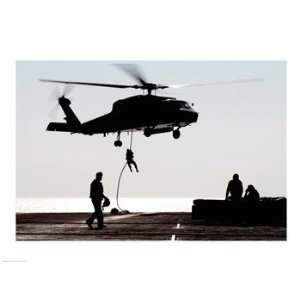  SH 60F Seahawk Helicopter Poster (24.00 x 18.00)