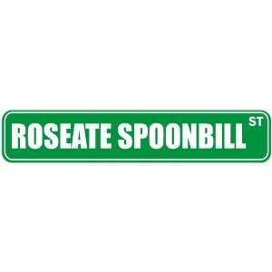   ROSEATE SPOONBILL ST  STREET SIGN