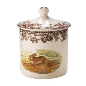 Spode Woodland Covered Canister 6 inch
