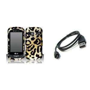   Animal Design Hard Case + ATOM LED Keychain Light + Micro USB Cable