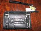 119 Michael Rome Leather organizer wallet Black ITALY