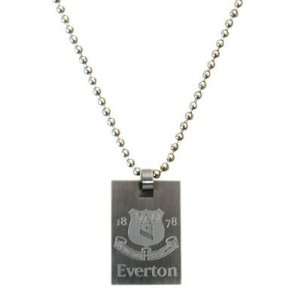    Everton FC. Stainless Steel Dog Tag & Chain