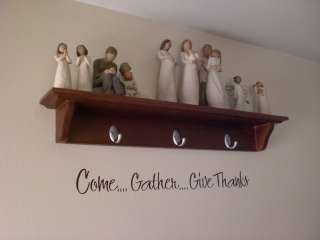 Come Gather Give Thanks   dining room decor   Wall Art  