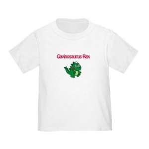 Personalized Gavin Gavinosaurus Rex Dinosaur Infant Toddler Shirt