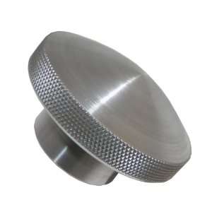 Morton 6061 Aluminum Round Domed Knob, Knurled Rim, Threaded Hole, 1/2 