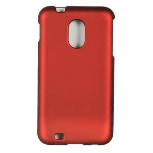   Touch (Sprint Galaxy S II) SPH D710 Rubberized Hard Case Cover ? Red