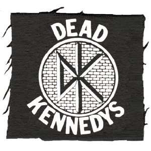  Dead Kennedys DK Logo Black White Stitch Name Logo Patch 