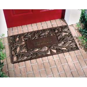  Personalized Pinecone Mat in French BronzeWhitehall 1078FB 