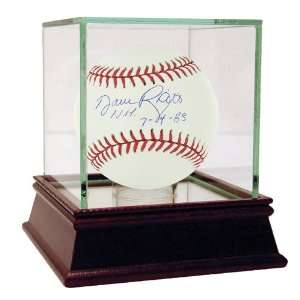 Dave Righetti Signed Ball   with No Hitter 7 4 83 