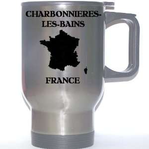  France   CHARBONNIERES LES BAINS Stainless Steel Mug 