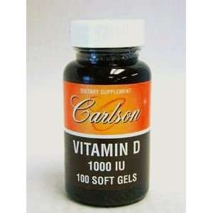  Carlson Labs Vitamin D 1000 IU 100 gels Health & Personal 