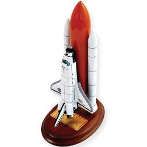  Space Shuttle F/S w/ SRB (Discovery) Quality Desktop Wood Model 