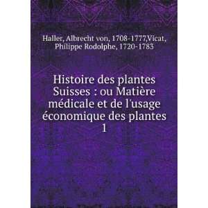    1777,Vicat, Philippe Rodolphe, 1720 1783 Haller  Books