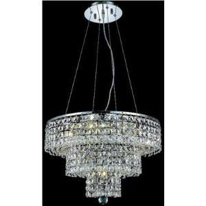    Elegant Lighting 2037D20C SS/RC chandelier