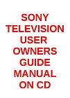 sony xbr 65hx929 television tv user owners guide manual on