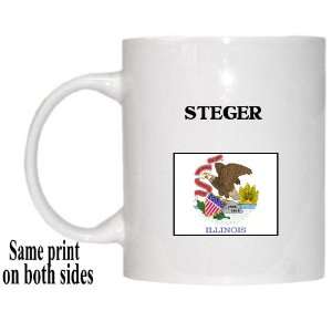  US State Flag   STEGER, Illinois (IL) Mug 