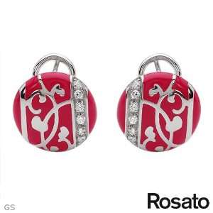 ROSATO Made in Italy Nice Earrings With Cubic zirconia Well Made in 
