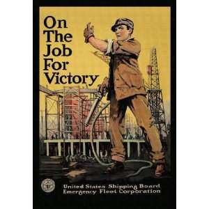   By Buyenlarge On the Job for Victory 20x30 poster