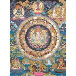  Chenrezig (Shadakshari Avalokiteshvara) Mandala (Large 