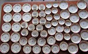 Occupied Japan 1948 SONE CHINA SET 94 Pieces Service for 12 Gilded 