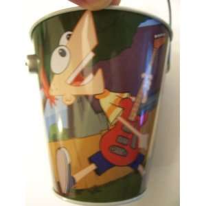  Phineas and Ferb Tin Pail ~ Guitar Hero Toys & Games
