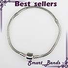 1pc 19cm silver plated european style bracelet chain fit for