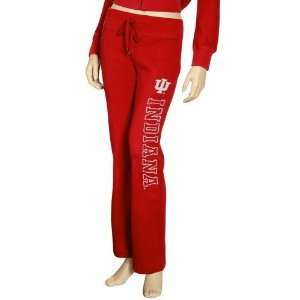  NCAA Indiana Hoosiers Ladies Crimson Academy Fleece Pants 