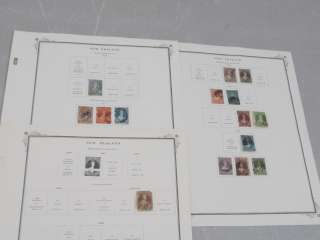nystamps British New Zealand Chalon Head Stamp Collection $2000  