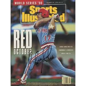  Chris Sabo Autographed Sports Illustrated 1990 Sports 