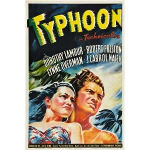  Typhoon Poster Movie 11 x 17 Inches   28cm x 44cm Keiji Sada 