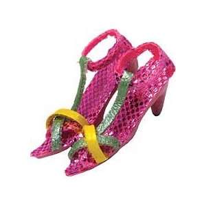  Miniature Pair of Pink Pastel High Heeled Sandals sold at 