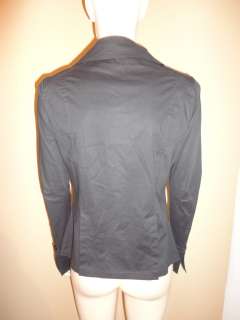 Charles Chang Lima Black Cotton Stretch Light Jacket 10  