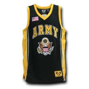  NEW USA Army BLACK Military Basketball Jersey SIZE LARGE 