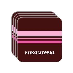  Personal Name Gift   SOKOLOWSKI Set of 4 Mini Mousepad 