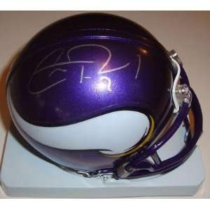 Christian Ponder Autographed Mini Helmet   w COA Florida State 
