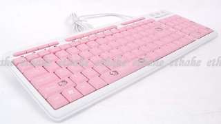smooth to the feel and waterproof pink keyboard makes your computer 