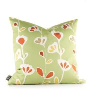  Inhabit Stencil Graphic Pillow   in Pear and Rust