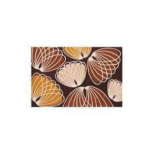  Lotus Rug   Chocolate   79 X 106