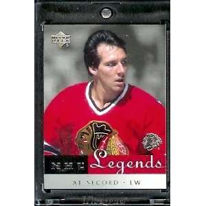  2001 /02 Upper Deck NHL Legends Hockey # 10 Al Secord 