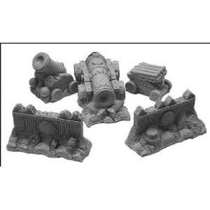    28mm Warmachines Dwarf Siege Gun Emplacement Toys & Games