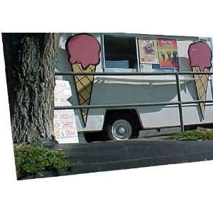   HARD Ice Cream Truck Cone Signs. Music To Your Ears Ice Cream Sign