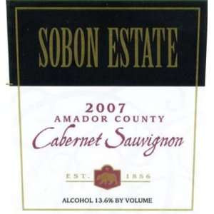  2008 Sobon Estate Cabernet Sauvignon 750ml Grocery 