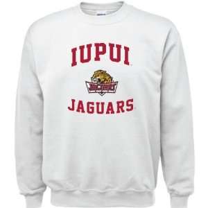  IUPUI Jaguars White Youth Aptitude Crewneck Sweatshirt 