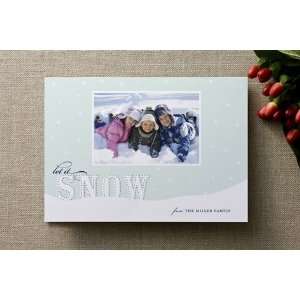  Let it Snow Holiday Photo Cards by Oscar+Emma Desi 